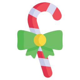 Candy cane icon