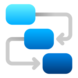 Flow chart icon