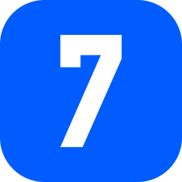 numero 7 Ícone