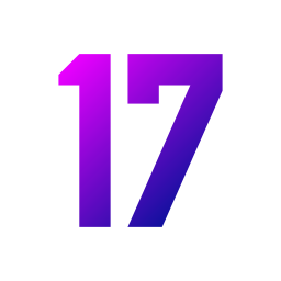 Number 17 icon