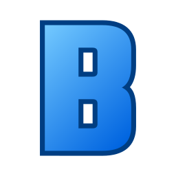 letter b icoon