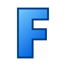 Letter f icon