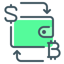 Money exchange icon