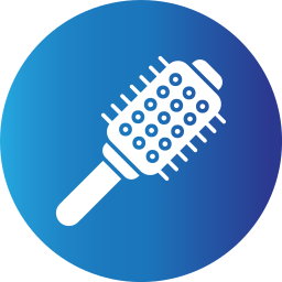 Hair brush icon