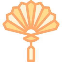 Paper fan icon