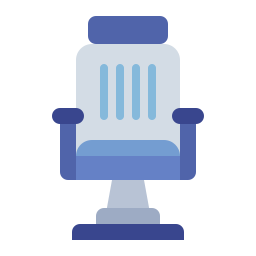 Barber chair icon