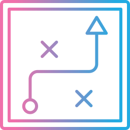 stratégie d'entreprise Icône