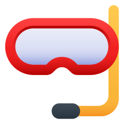 Diving goggles icon