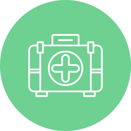 First aid kit icon