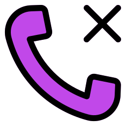 Missed call icon