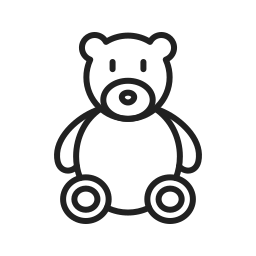 Teddy bear icon