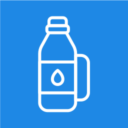 Water flask icon