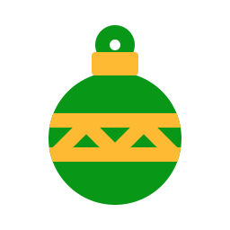 Christmas ball icon