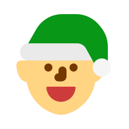 Santa elf icon