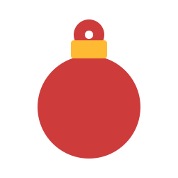 Christmas ball icon