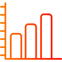 gráfico de barras Ícone