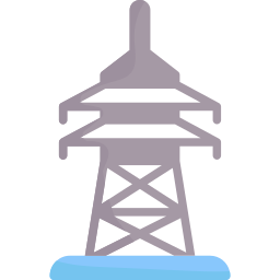 Transmission tower icon