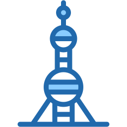 Oriental pearl tower icon