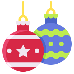 Christmas ball icon