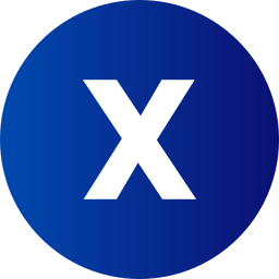 Letter x icon