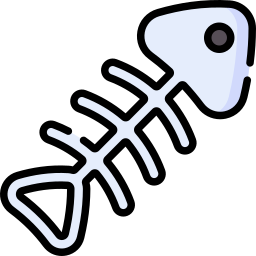 Fish bone icon