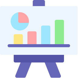 rapport graphique Icône