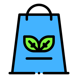 Eco bag icon