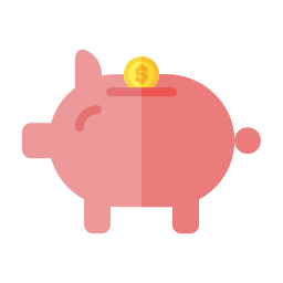 Piggy bank icon