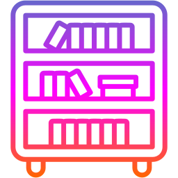 Book shelf icon