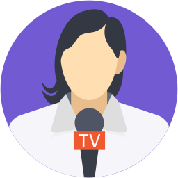 News anchor icon