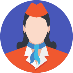 stewardess icon