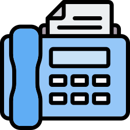 Fax machine icon