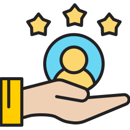 Customer loyalty icon