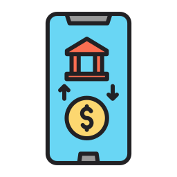 Mobile banking icon