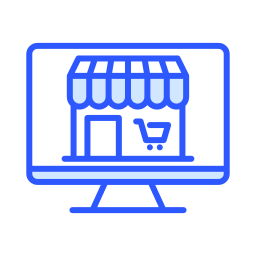 Online shop icon