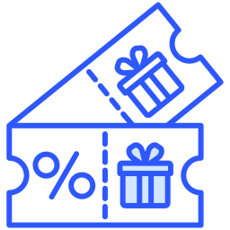 Discount coupon icon