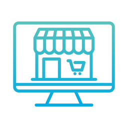 Online shop icon