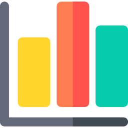 diagramme à bandes Icône