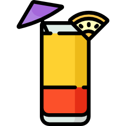 Tequila sunrise icon