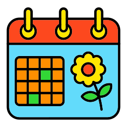 frühlingskalender icon