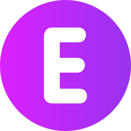 Letter e icon