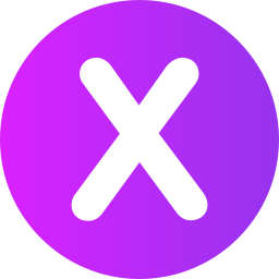 Letter x icon