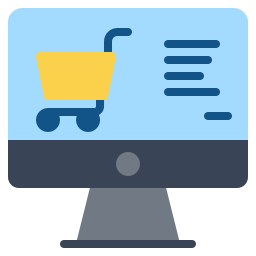 Online shop icon