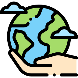 Planet earth icon