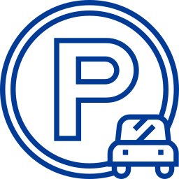 Parking sign icon