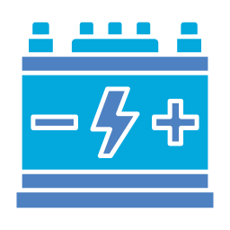 Car battery icon