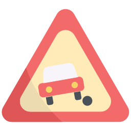 Road sign icon