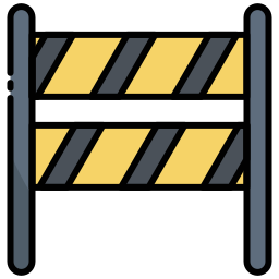 verkehrsbarriere icon