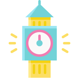 Clock tower icon