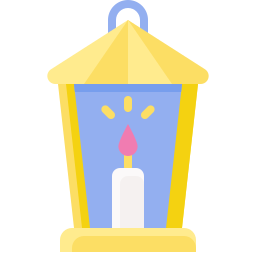 Candle lamp icon